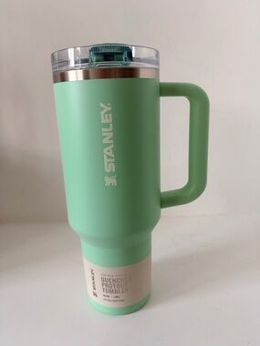 Stanley Mint Green Tumbler with Handle